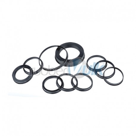 4 Bagues De Centrage | 66,6 à 57,1 Mm | Réduction Vibrations Pour Jantes | Noir | Universel