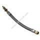 STAINLESS STEEL BRAIDED FLEXIBLE RUBBER VALVE EXT, EFF. LENGTH 180MM (10pcs)