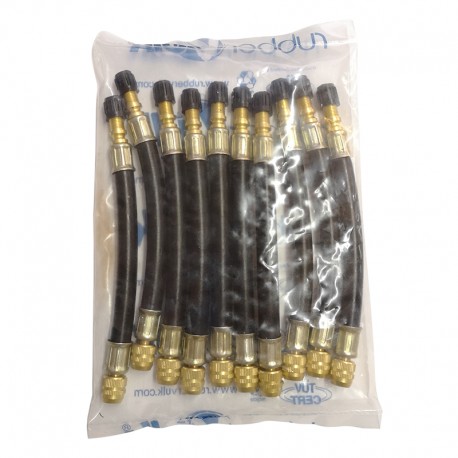 RUBBER VALVE EXTENSIIONS, EFF. LENGTH 210MM (10 PCS)