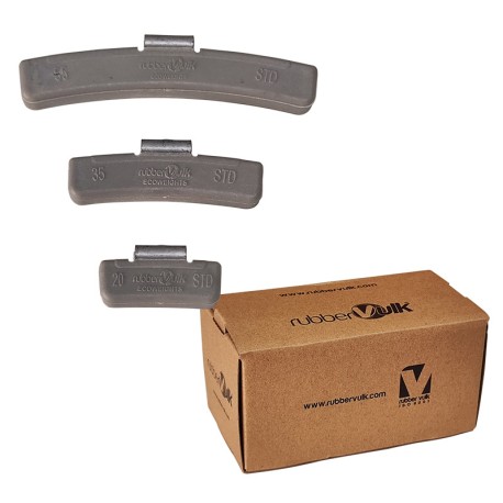 CLIP-ON FE BALANCE WEIGHTS FOR STEEL WHEEL, 20 G (100 UND)