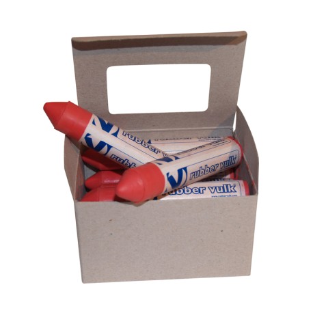 CHALK RED WAX (12 UND)